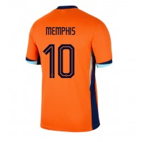 Muški Nogometni Dres Nizozemska Memphis Depay #10 Domaci EP 2024 Kratak Rukav